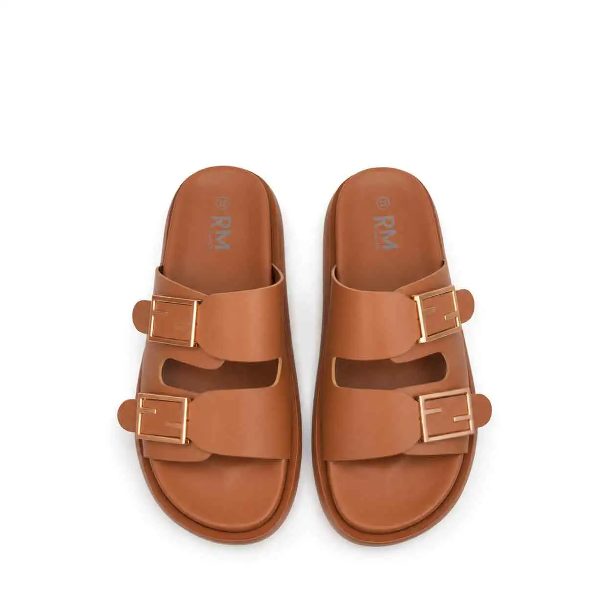 Sandale Compense pour femme 8099 marron miniature